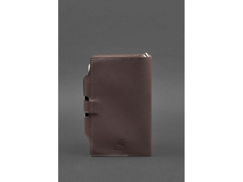 Кожаный блокнот (Софт-бук) 4.0 темно-бежевый, фото 4