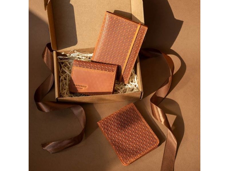 Мужской подарочный набор кожаных аксессуаров Женева, фото 3