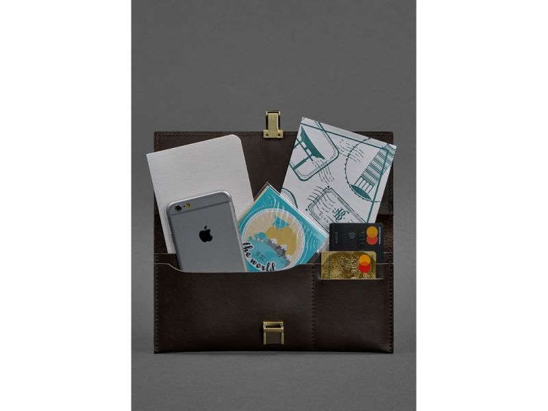 Кожаный тревел-кейс Journey 2.0 Темно-коричневый, фото 2