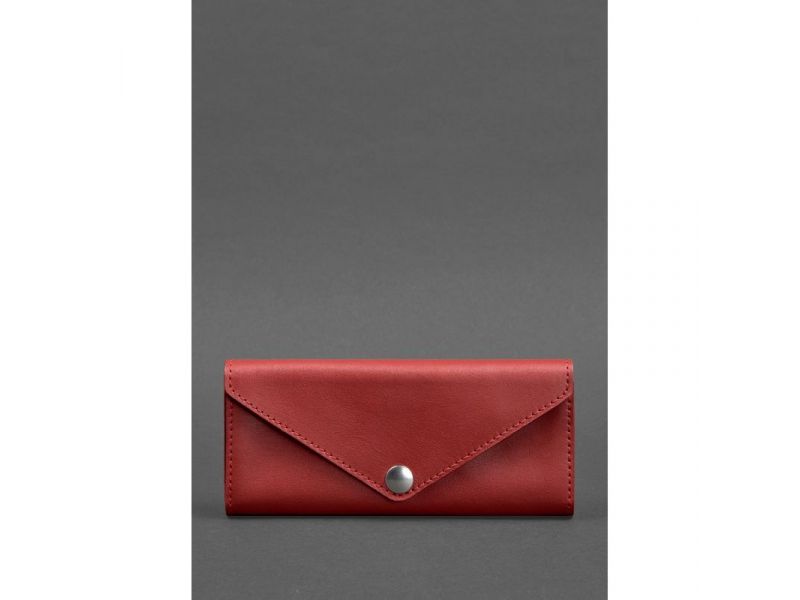 Женский кожаный кошелек Керри 1.0 красный, фото 1