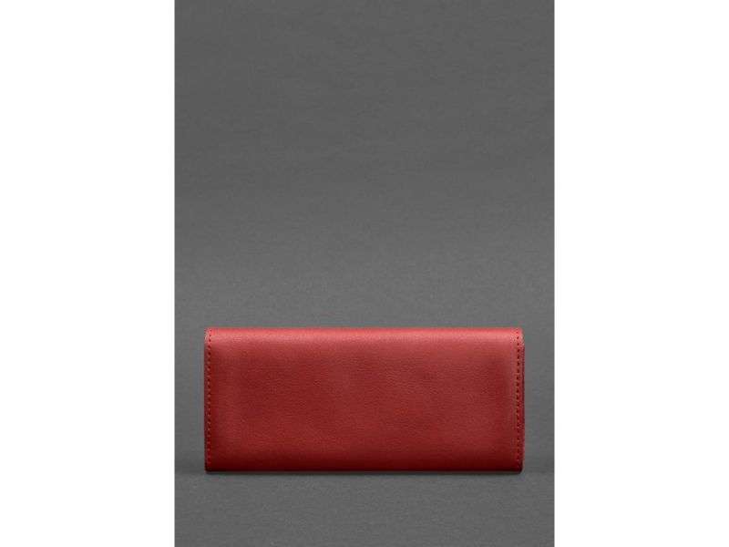 Женский кожаный кошелек Керри 1.0 красный, фото 4