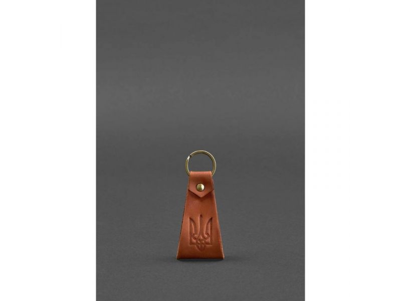 Кожаный брелок с гербом Украины, фото 1