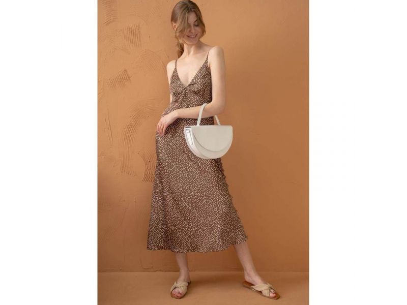 Женская кожаная сумка Сhris maxi белая, фото 1