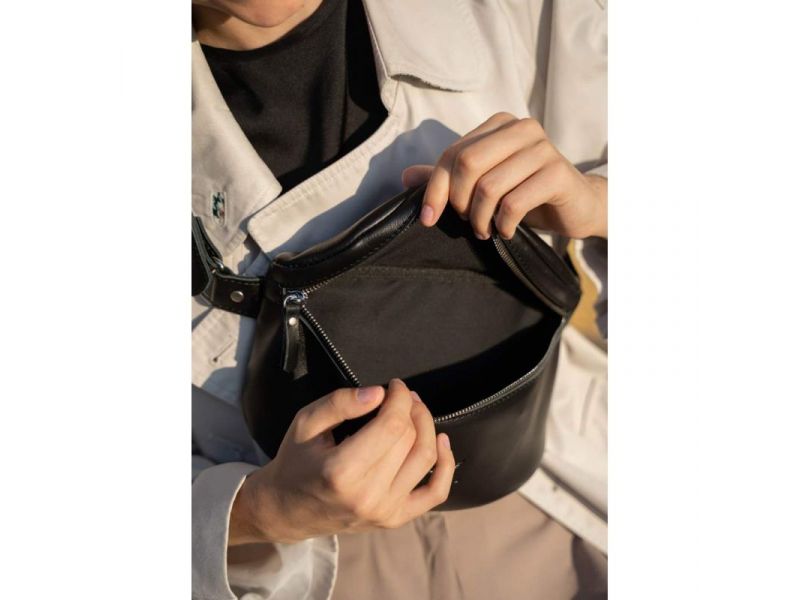 Поясная сумка Explorer S черная краст, фото 4