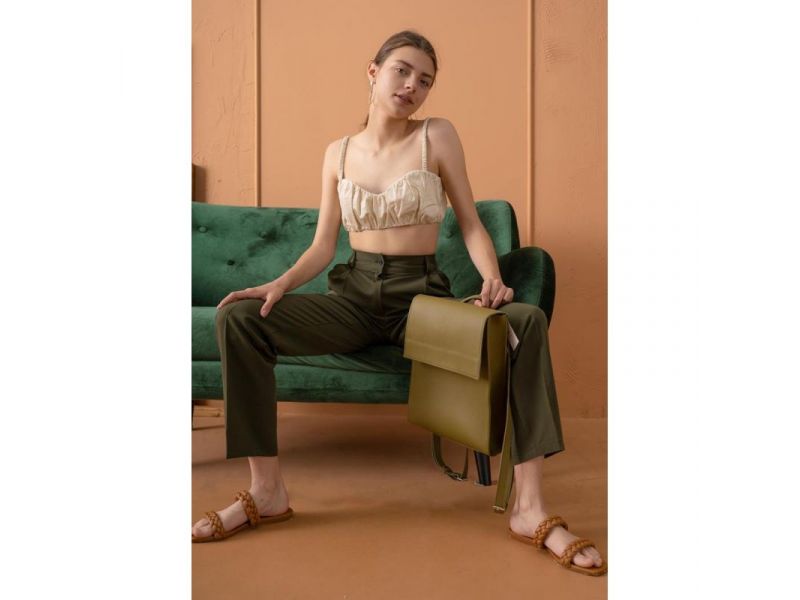 Женский рюкзак Tammy оливковый, фото 4