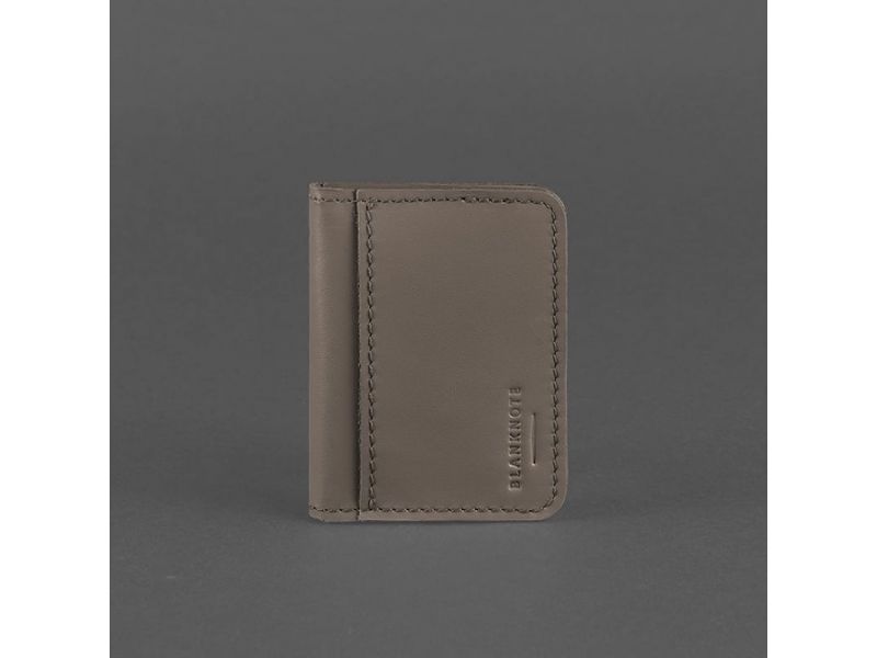 Кожаная обложка для ID-паспорта и водительских прав 4.1 темно-бежевая с гербом, фото 5