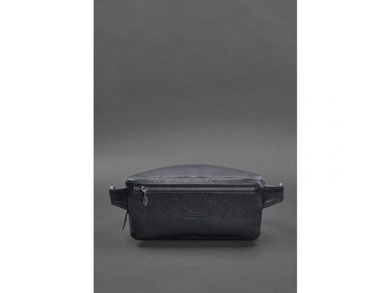 Кожаная женская сумка на пояс Spirit темно-синяя, фото 4