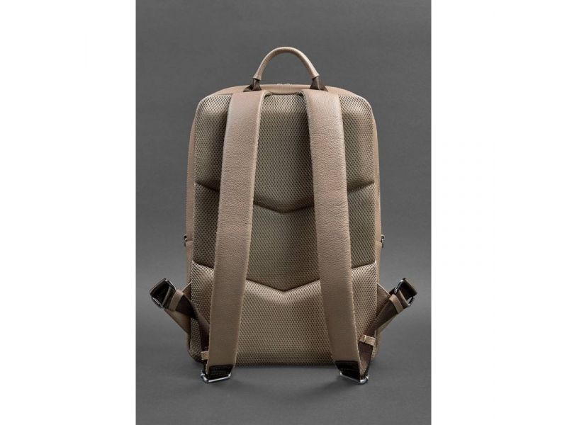 Светло-бежевый кожаный женский рюкзак Foster 1.0, фото 3