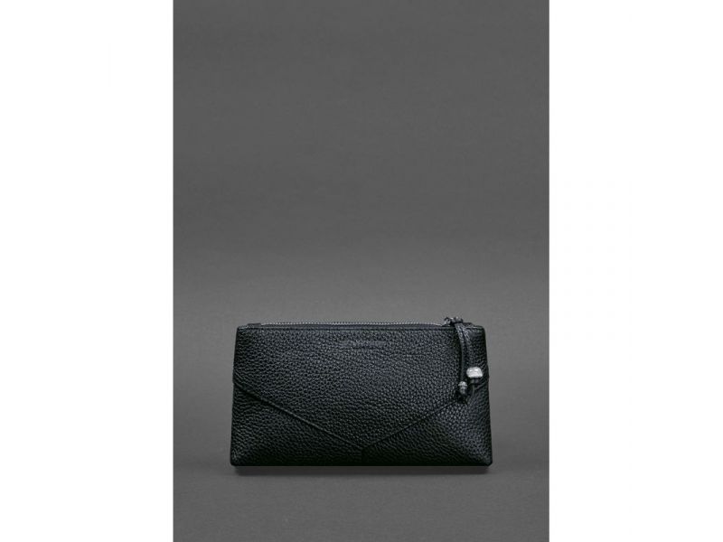 Кожаная женская косметичка 1.0 Темно-синяя, фото 1