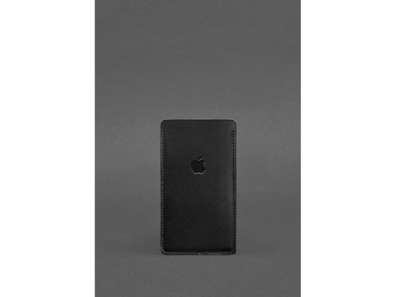 Кожаный чехол для iPhone 11 Черный Краст, фото 1