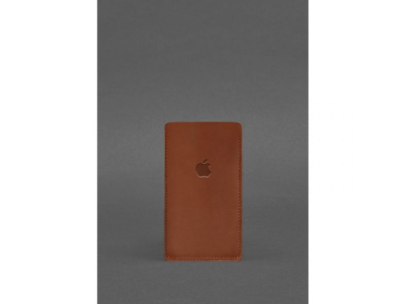 Кожаный чехол для iPhone 11 Светло-коричневый Crazy Horse, фото 1