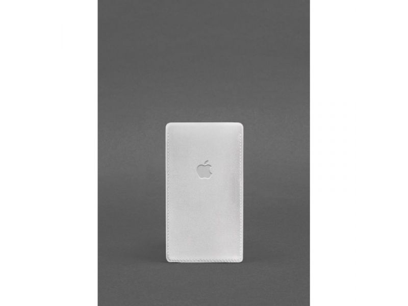 Кожаный чехол для iPhone 11 Белый, фото 1