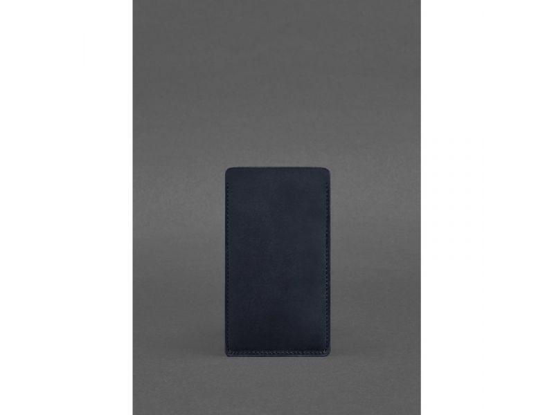 Кожаный чехол для iPhone 11 Синий Crazy Horse, фото 2