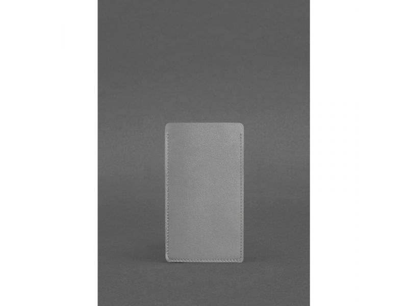 Кожаный чехол для iPhone 11 Серый, фото 2