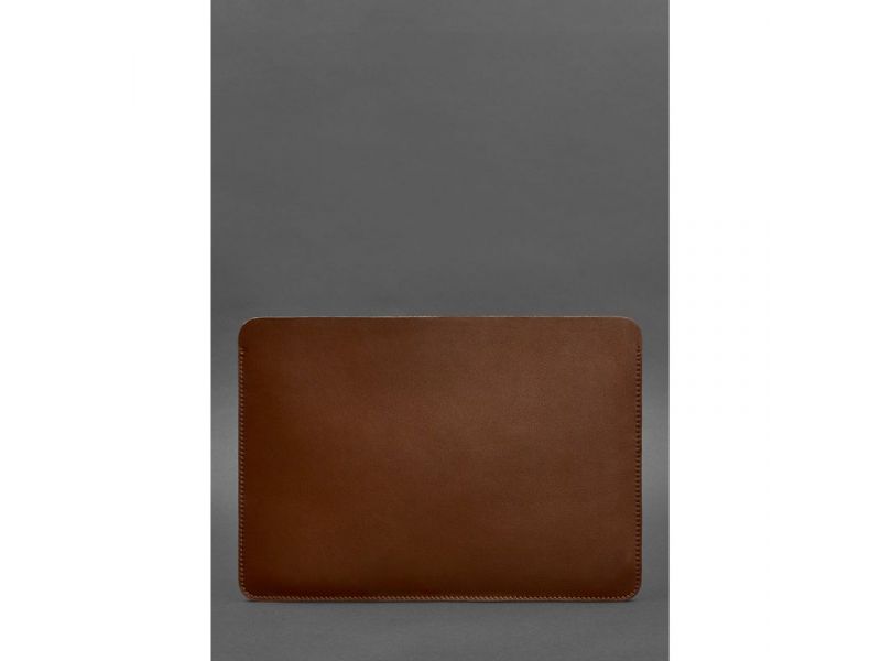 Чехол из натуральной кожи для MacBook 13 дюйм Светло-коричневый Краст, фото 2