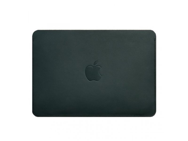Чехол из натуральной кожи для MacBook 13 дюйм Зеленый Краст, фото 4