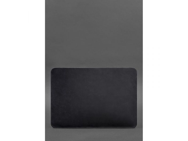 Чехол из натуральной кожи для MacBook 13 дюйм Синий Crazy Horse, фото 2
