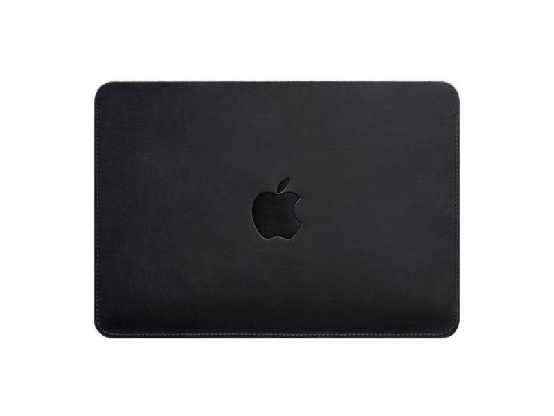 Чехол из натуральной кожи для MacBook 13 дюйм Синий Crazy Horse, фото 4