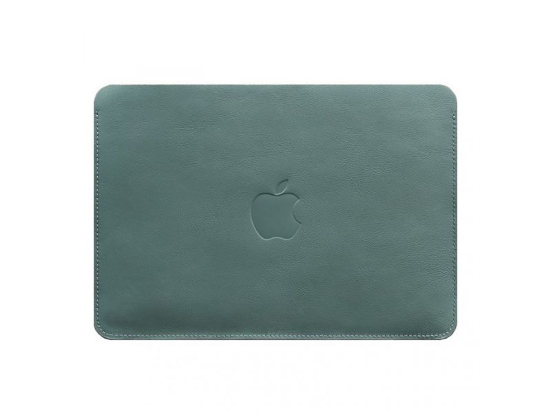 Чехол из натуральной кожи для MacBook 13 дюйм Бирюзовый, фото 4