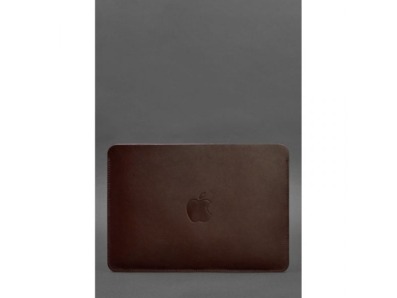 Чехол из натуральной кожи для MacBook 13 дюйм Бордовый, фото 1