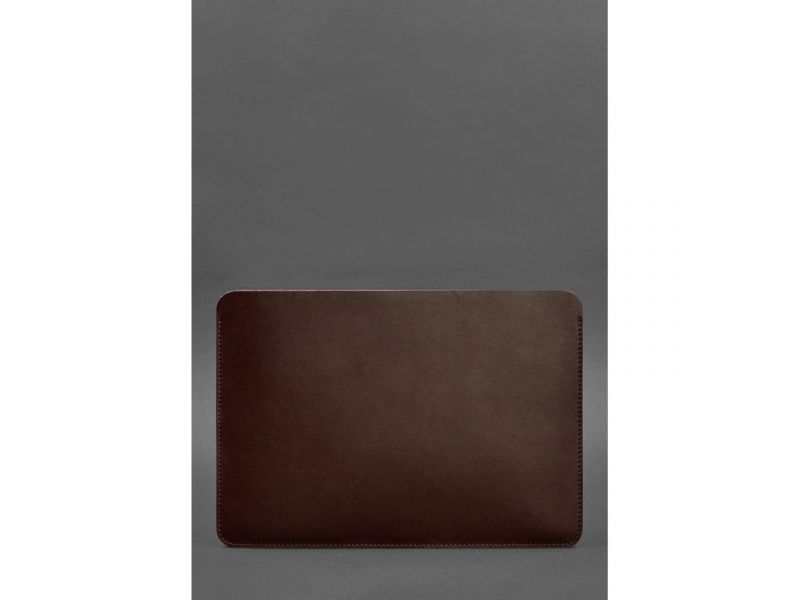Чехол из натуральной кожи для MacBook 13 дюйм Бордовый, фото 2