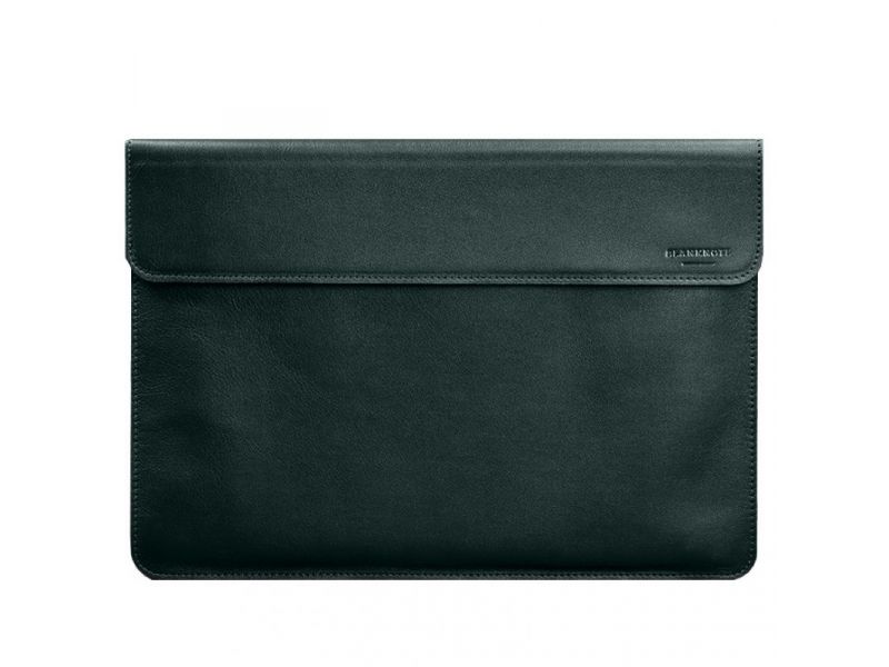 Кожаный чехол-конверт на магнитах для MacBook 15 дюйм Зеленый, фото 5