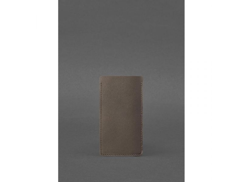 Кожаный чехол для iPhone 13 Темно-бежевый, фото 2