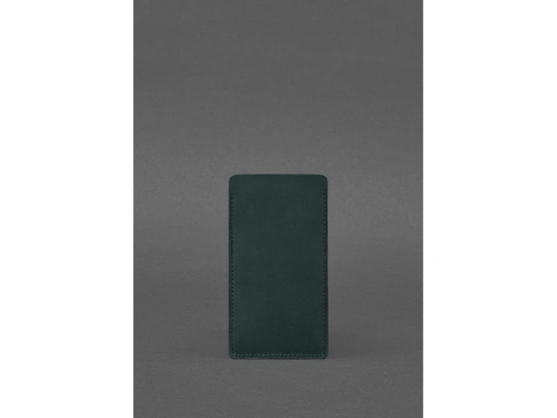 Кожаный чехол для iPhone 13 Зеленый Crazy Horse, фото 2