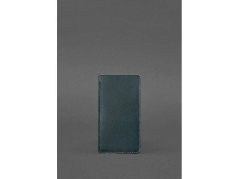 Кожаный чехол для iPhone 13 Зеленый Краст, фото 2