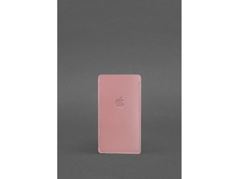 Кожаный чехол для iPhone 12 Розовый, фото 1