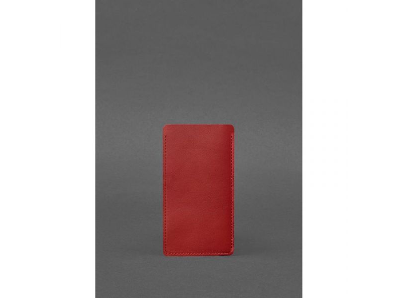 Кожаный чехол для iPhone 13 Красный, фото 2