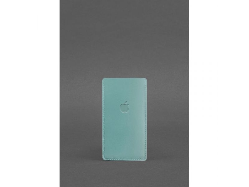 Кожаный чехол для iPhone 12 Тиффани, фото 1