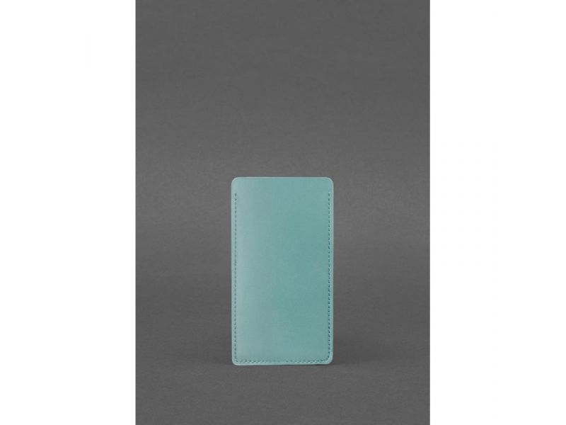 Кожаный чехол для iPhone 12 Тиффани, фото 2