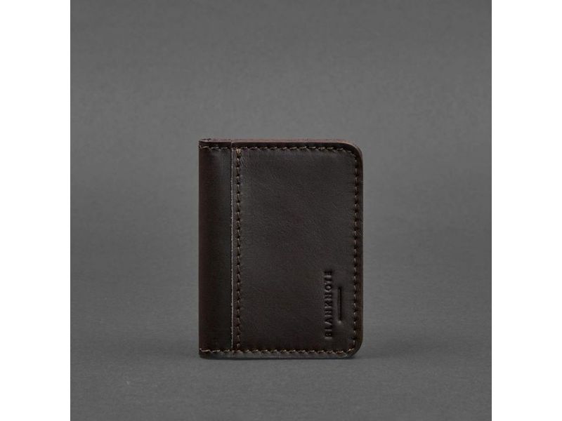 Кожаная обложка для ID-паспорта и водительских прав 4.1 коричневая с гербом Украины, фото 5