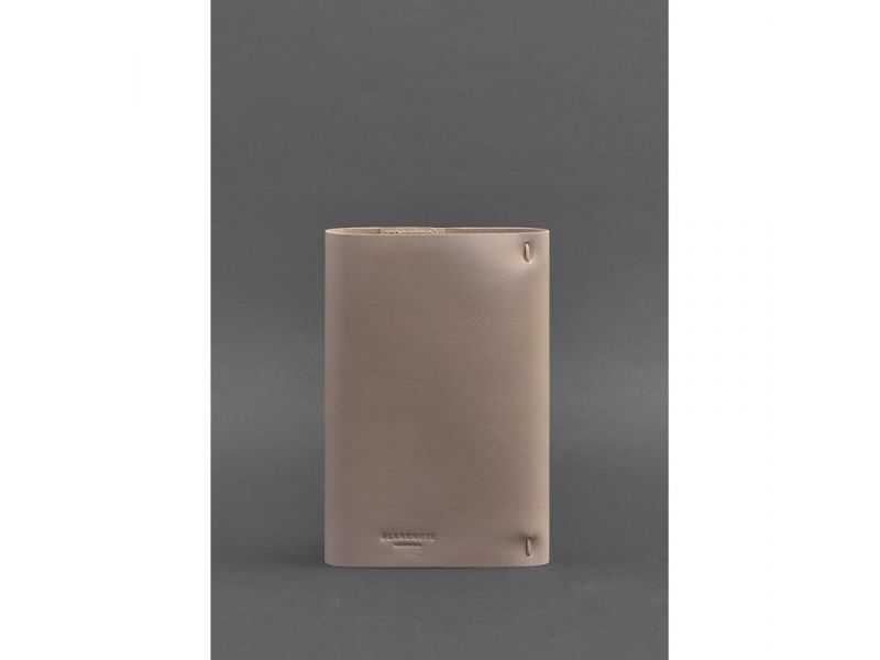 Кожаный блокнот софт-бук 7.0 светло-бежевый Краст, фото 4