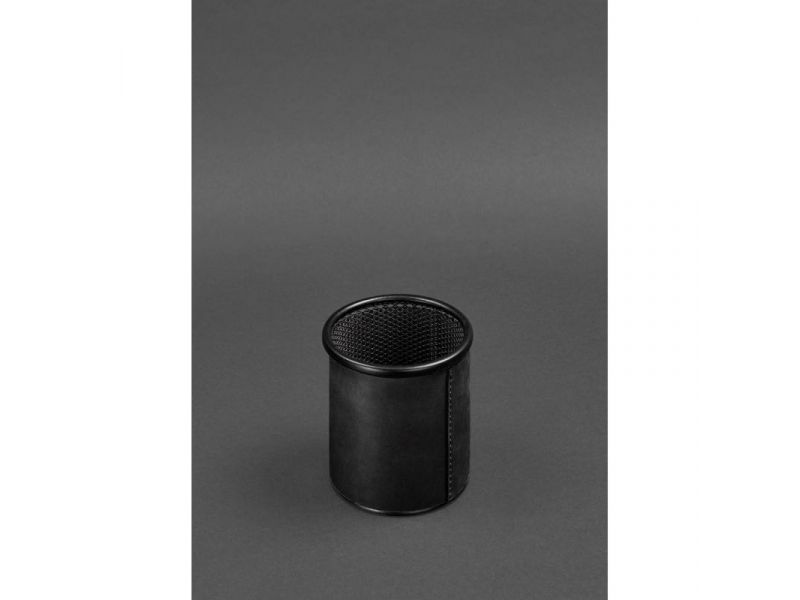 Набор для рабочего стола из натуральной кожи 1.0 черный Crazy Horse, фото 9