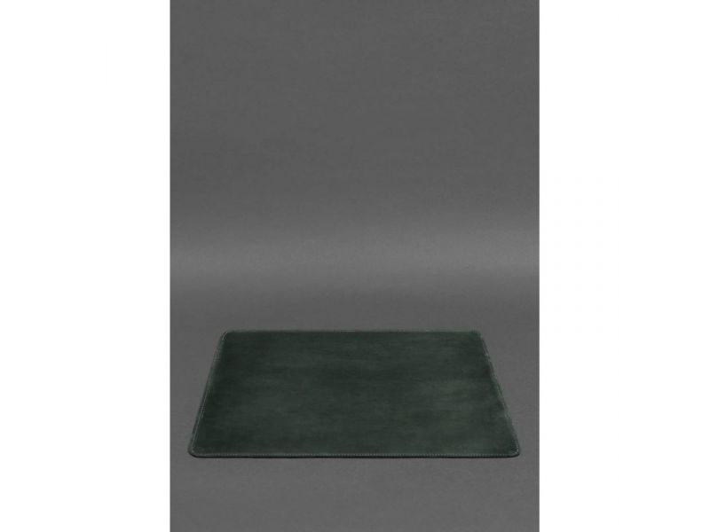 Набор для рабочего стола из натуральной кожи 1.0 зеленый Crazy Horse, фото 5