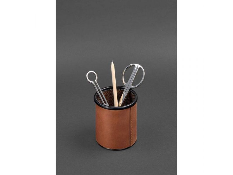 Настольный набор из натуральной кожи 1.0 светло-коричневый Crazy Horse, фото 8