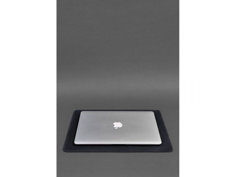 Настольный набор из натуральной кожи 1.0 синий Crazy Horse, фото 4