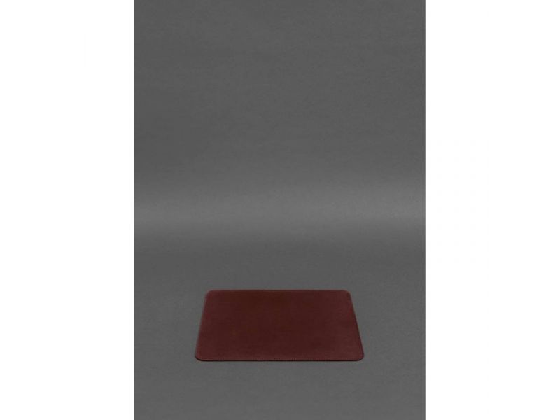 Набор для рабочего стола из натуральной кожи 1.0 бордовый Crazy Horse, фото 7