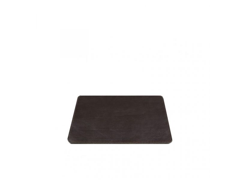 Коврик для мышки из натуральной кожи 1.0 темно-коричневый краст, фото 4