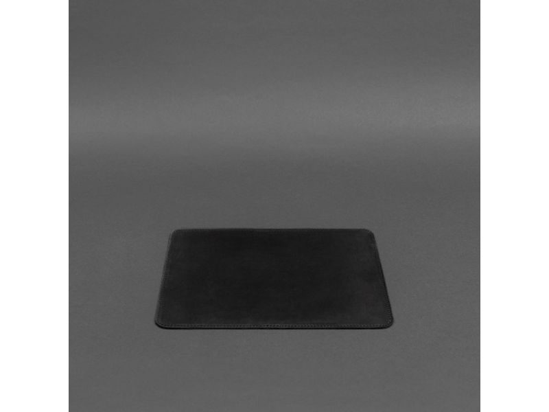 Коврик для мышки из натуральной кожи 1.0 черный Crazy Horse, фото 3