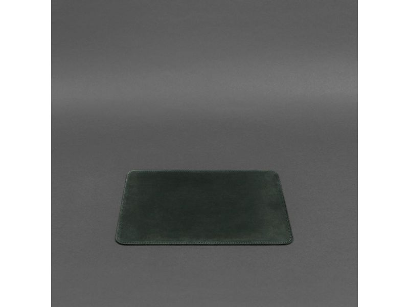 Коврик для мышки из натуральной кожи 1.0 зеленый Crazy Horse, фото 3