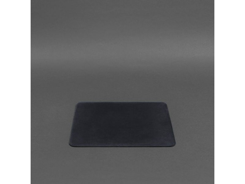 Коврик для мышки из натуральной кожи 1.0 синий Crazy Horse, фото 3