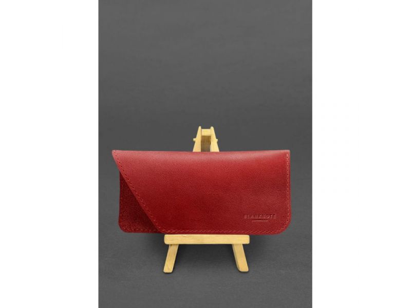 Кожаный чехол для очков Красный Краст, фото 1