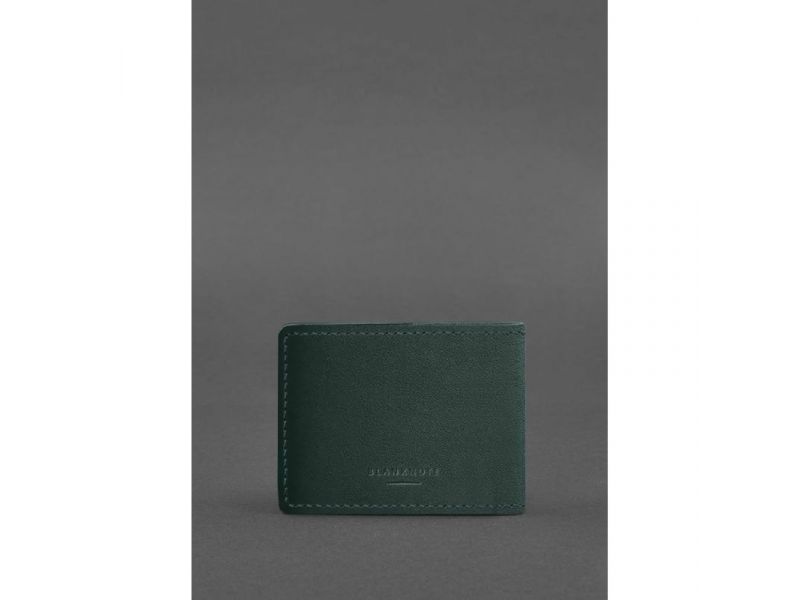 Кожаная обложка для удостоверения участника боевых действий (УБД) зеленая, фото 3