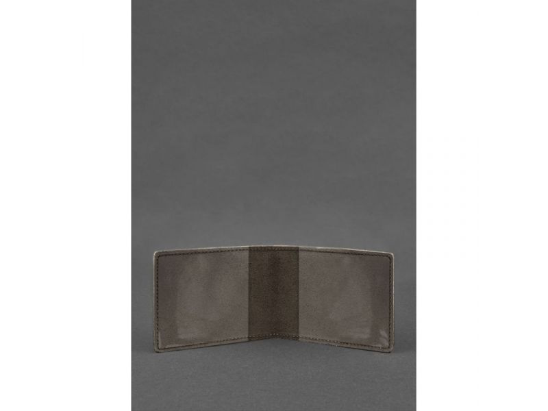 Кожаная обложка для удостоверения участника боевых действий (УБД) темно-коричневый Crazy Horse, фото 2