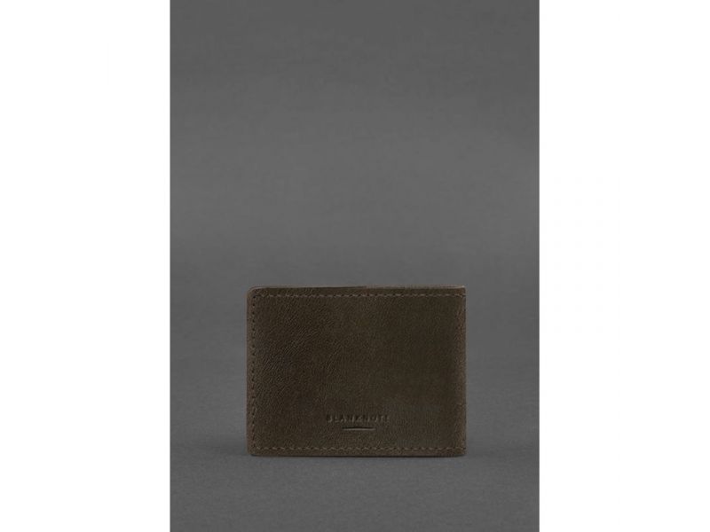 Кожаная обложка для удостоверения участника боевых действий (УБД) темно-коричневый Crazy Horse, фото 3