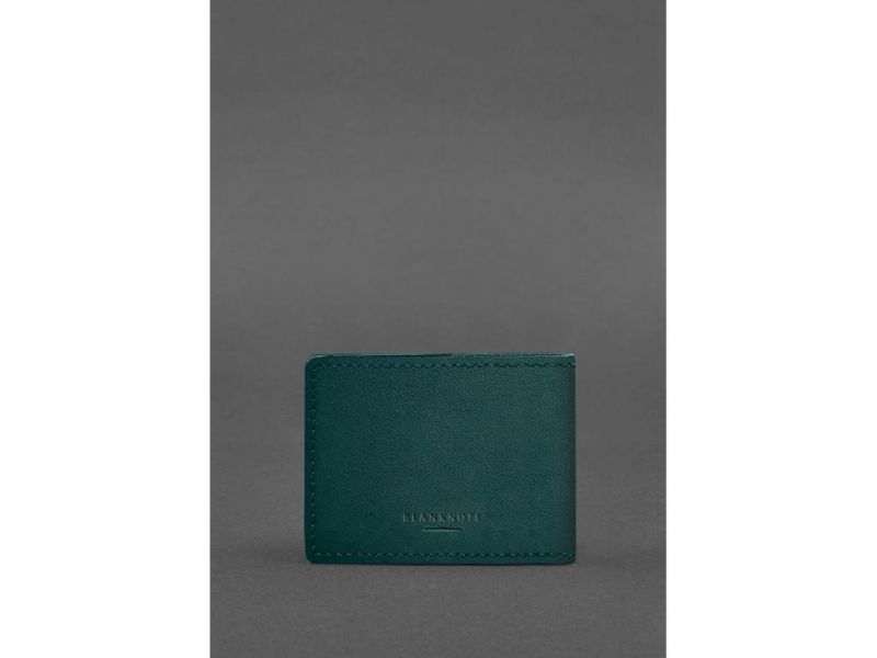 Универсальная кожаная обложка для удостоверения зеленая, фото 3