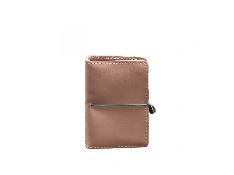 Женский кожаный кард-кейс 7.0 рожевый Краст, фото 6